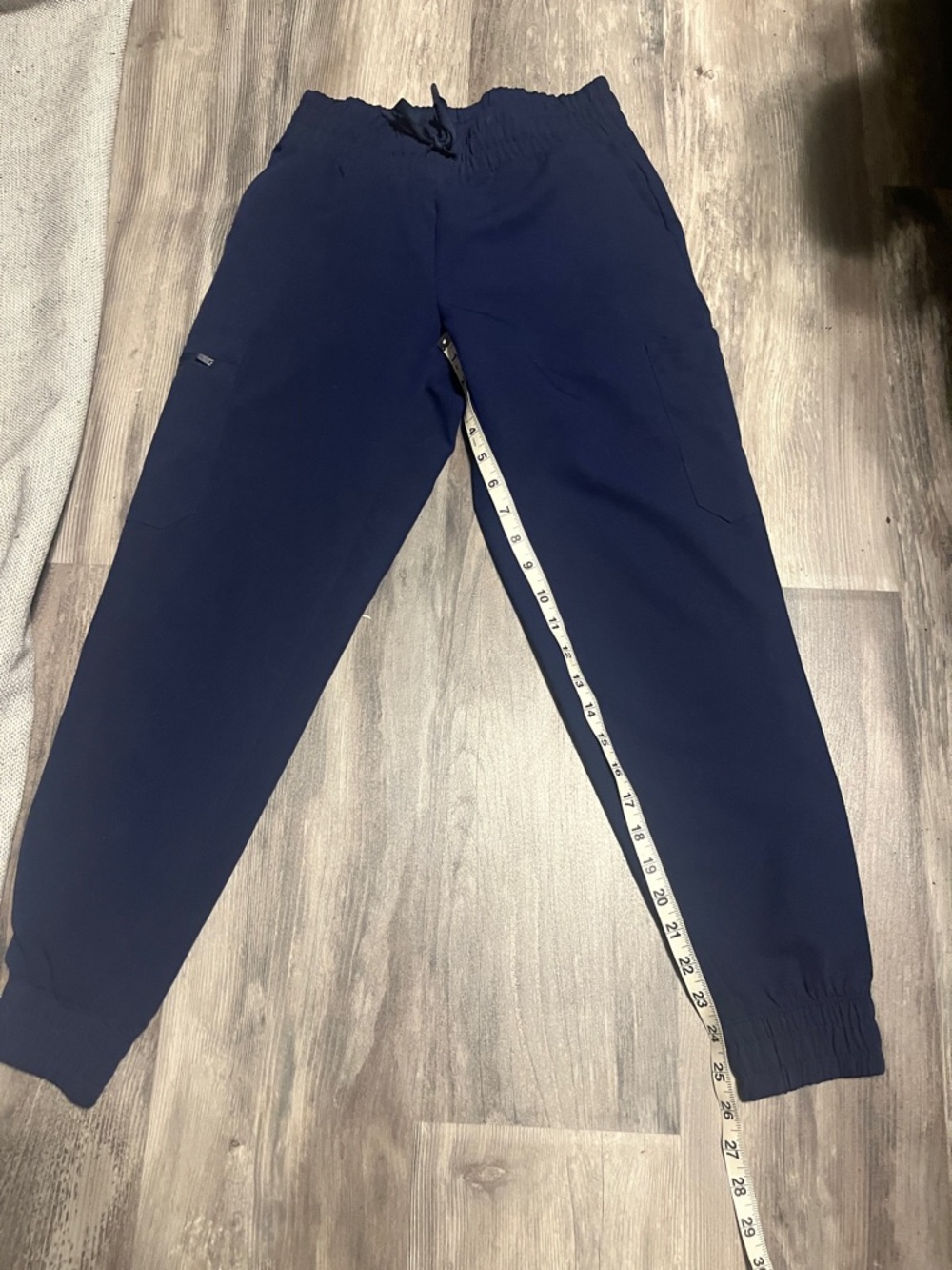 Jaanuu Navy Blue Jogger Scrub Pants - Picture 4 of 5